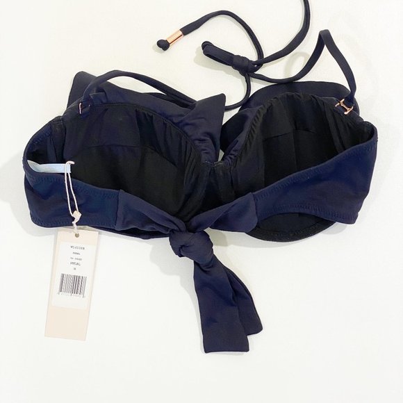 Eberjey moonlit blue padded cup bikini top - Picture 6 of 9